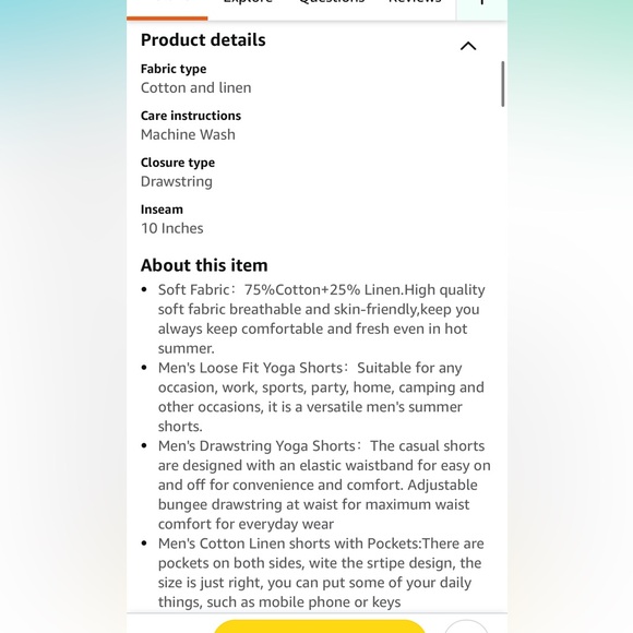 Men’s linen pants - Picture 4 of 4